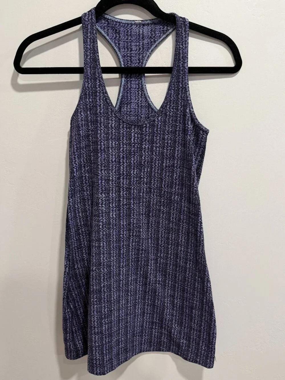 Lululemon Racerback Athletic Tank Top Purple Space Dye Women’s Size 2/4-Long